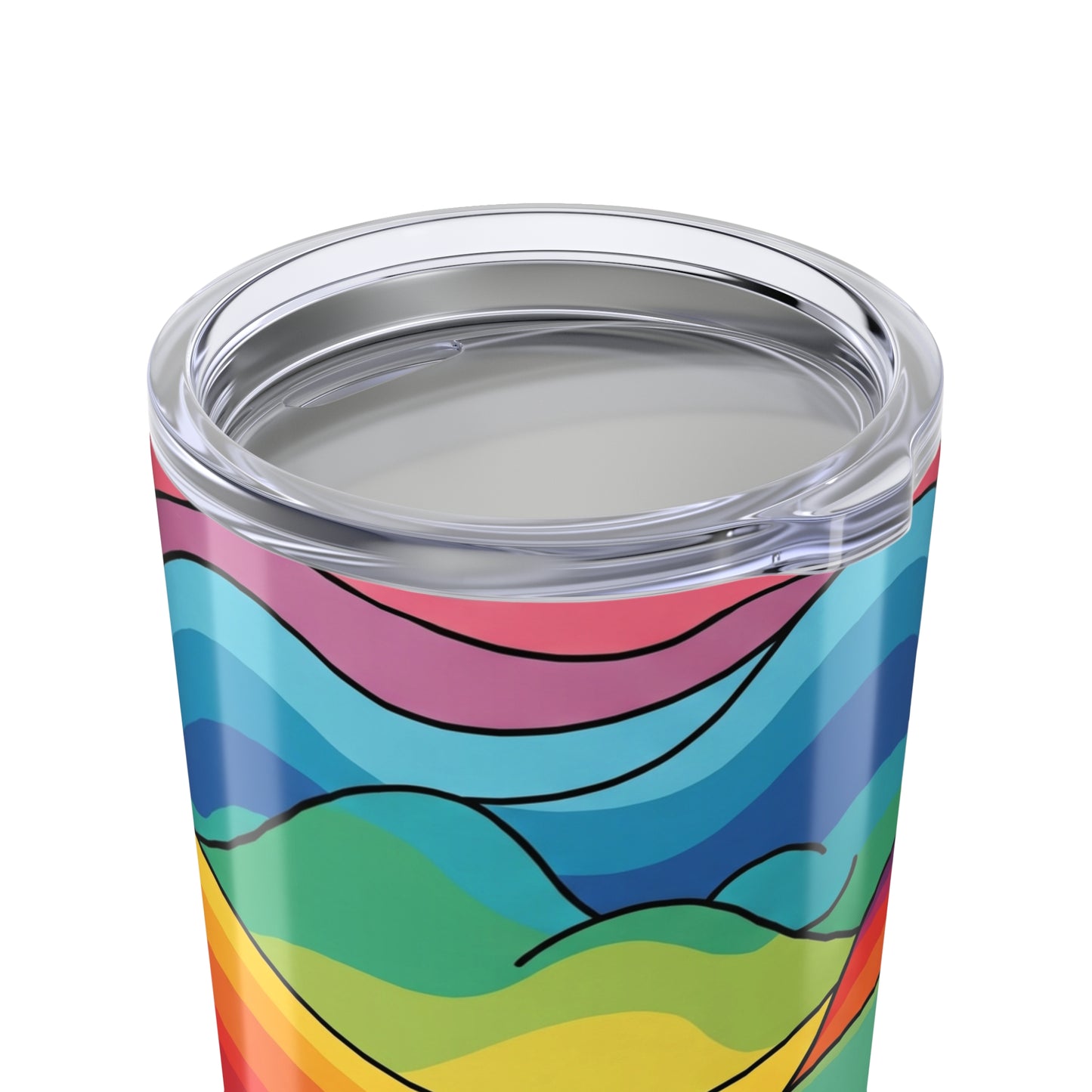 20Oz Stainless Steel Travel Mug With Printed Design Double Wall Vacuum Insulation Spill Resistant Durable Tumbler