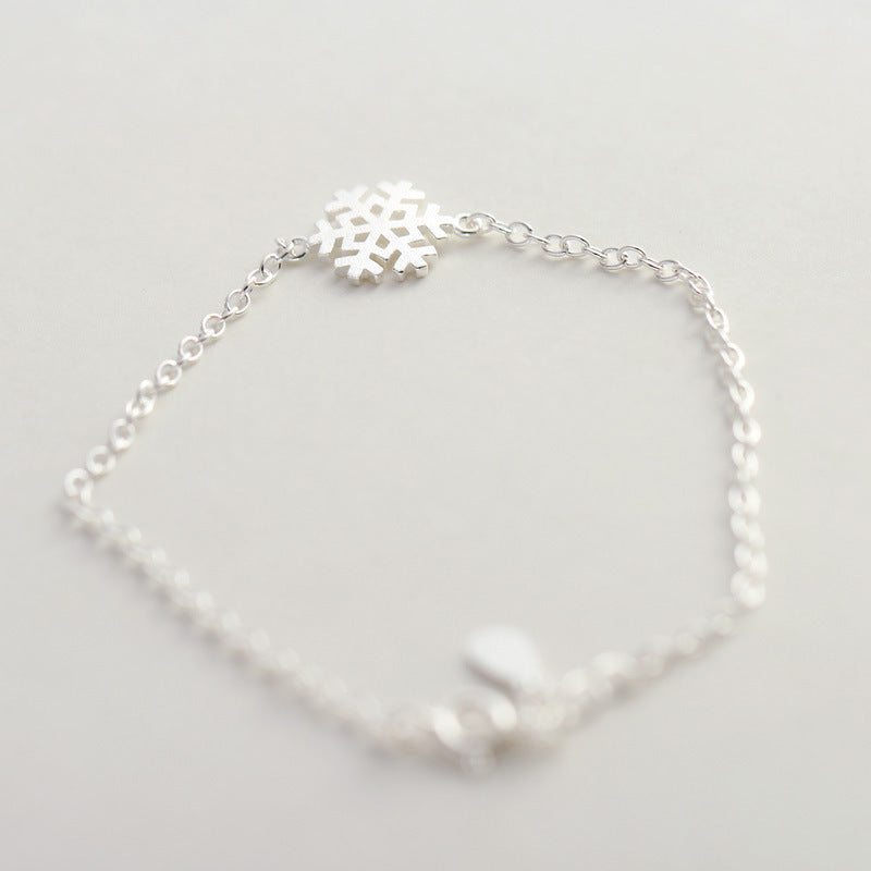 Copper Snowflake Bracelet Adjustable With Extender Elegant Design Gift For Opening Ceremony And Employee Benefits