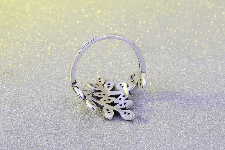 Tree of Life Black Vintage Ring Size Jewelry Gift For Her Women Men Rustic Boho Accessory Bold Vintage Charm A