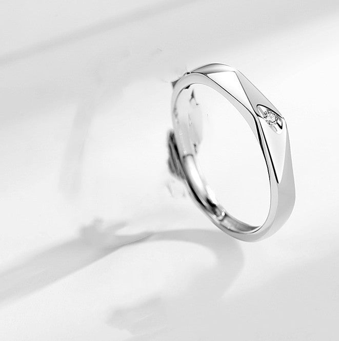 Adjustable Copper Couple Rings Set For Men And Women Inseparable Fashion Anniversary Gift For Couples Keepsake