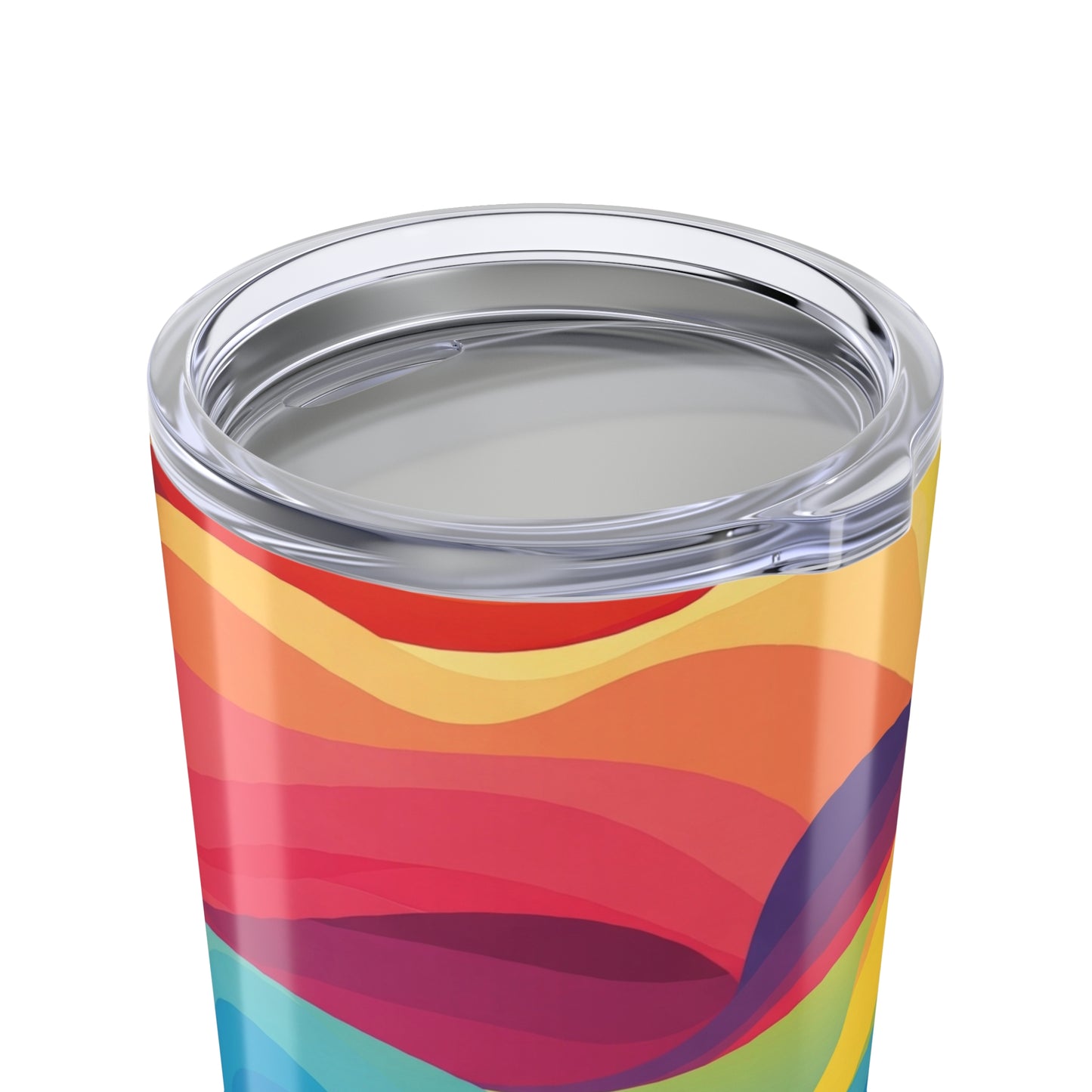 20 Ounce Metal Travel Mug With Double Wall Vacuum Insulation Spill Resistant BPA Free Printed Design Drink