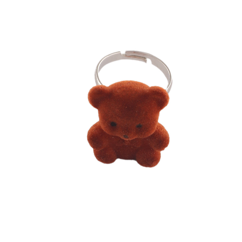 Womens Velvet Ring Fashion Jewelry Simple Metal Electroplated Ring Chicest Ring For Women Creative Ring Design