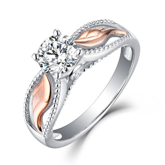 Angel Wings Ring Women Copper Gold Finish European Design