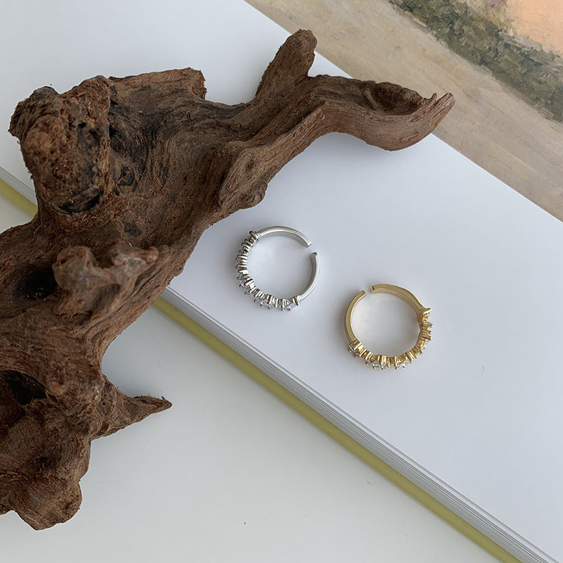 Unisex Index Finger Ring Silver Plated Gold Plated Simple Everyday Ring Fashion Jewelry Gift For Everyday Wear