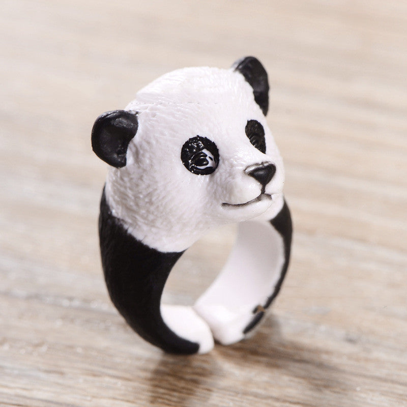 Alloy Cartoon Animal Zodiac Rings Exquisite Dripping Oil Adjustable Novelty Jewelry Fashion Rings Bright Charm