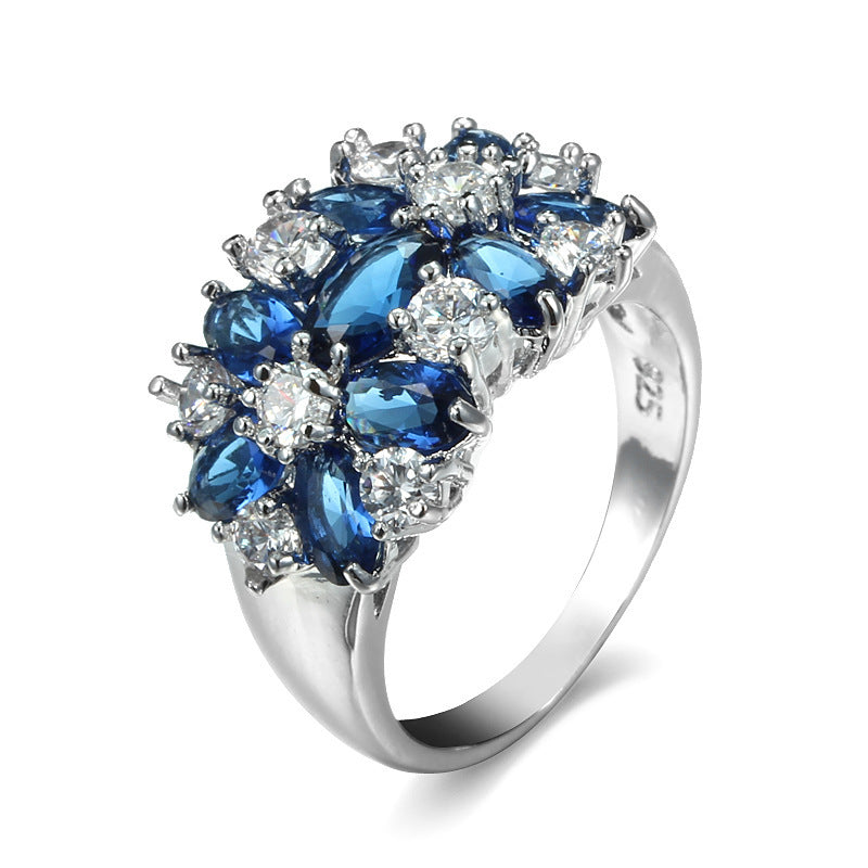 Zircon Ring For Women Sparkling Solitaire Band In Stainless Steel Jewelry Gift Elegant Gift For Occasions Soon