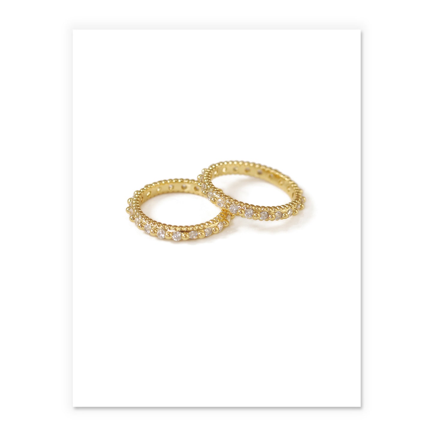 Zircon Inlaid Bracelet Ring