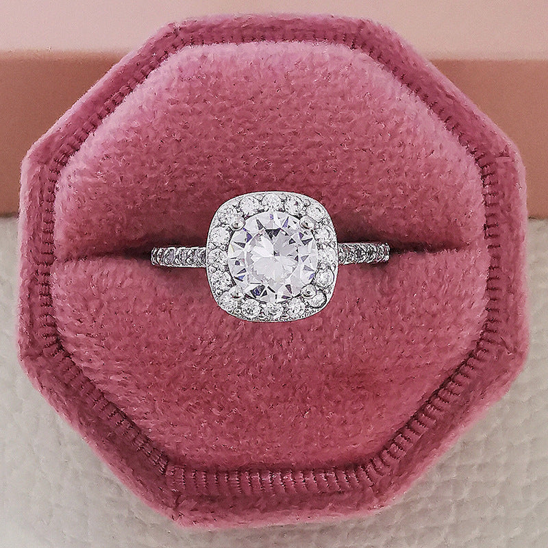 Copper Ring Silver Tone With Round And Oval Elements Fashion Jewelry Simple Elegant Ring For Everyday Wear It