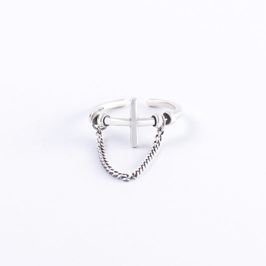 Womens Sterling Silver Ring Handmade Korean Geometric Design Individually Packed Anniversary Housewarming Gift