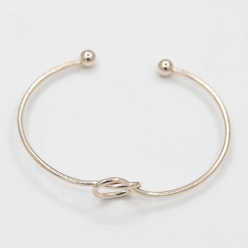 Women Adjustable Knotted Bracelet Korean Design Alloy