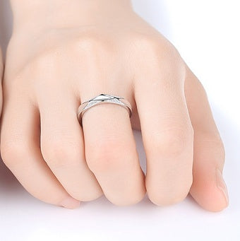 S925 Sterling Silver Individually Wrapped Men's And Women's Ring