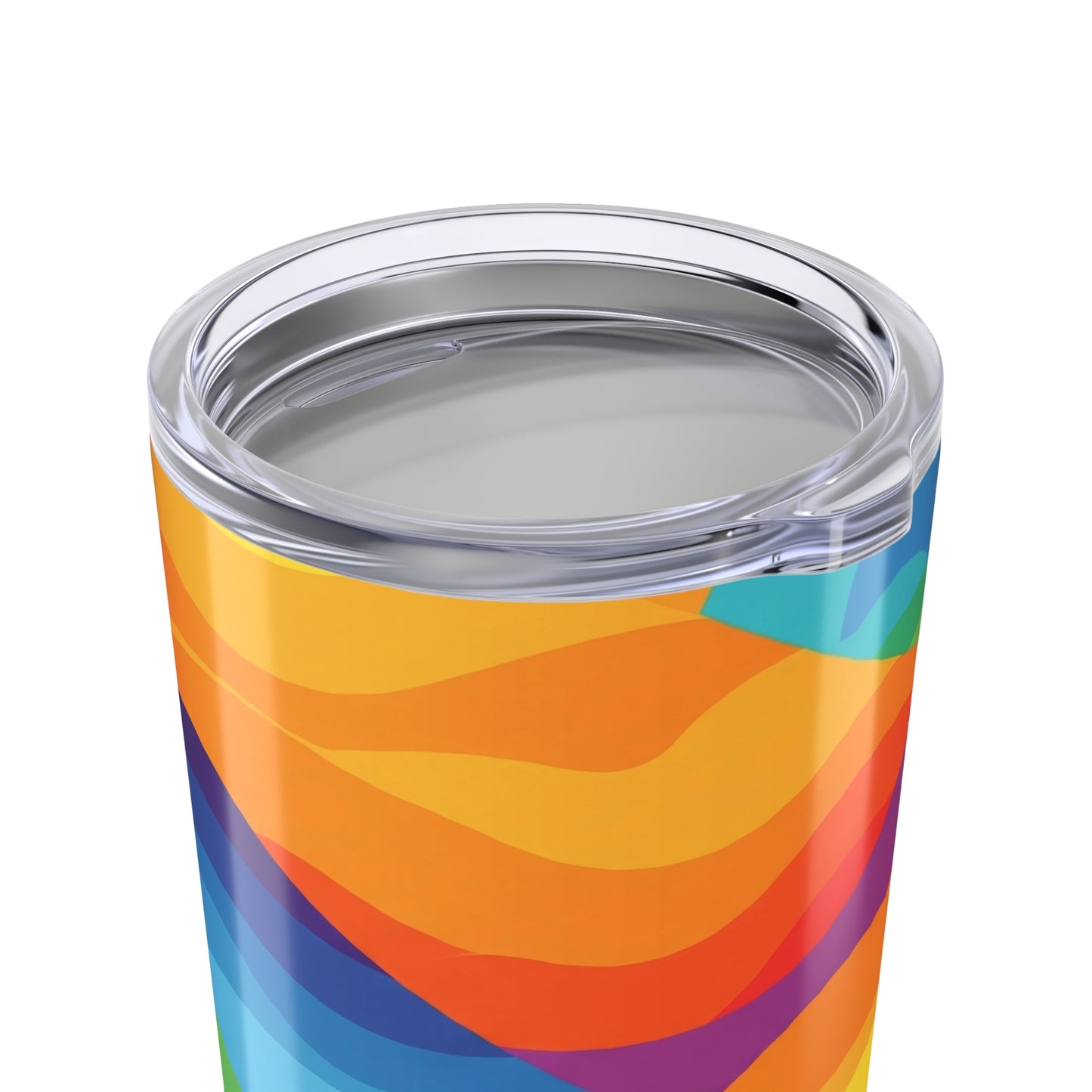 Twenty Ounce Stainless Steel Tumbler With Double Wall Vacuum Insulation Printed Beverage Container Lid Dishwasher