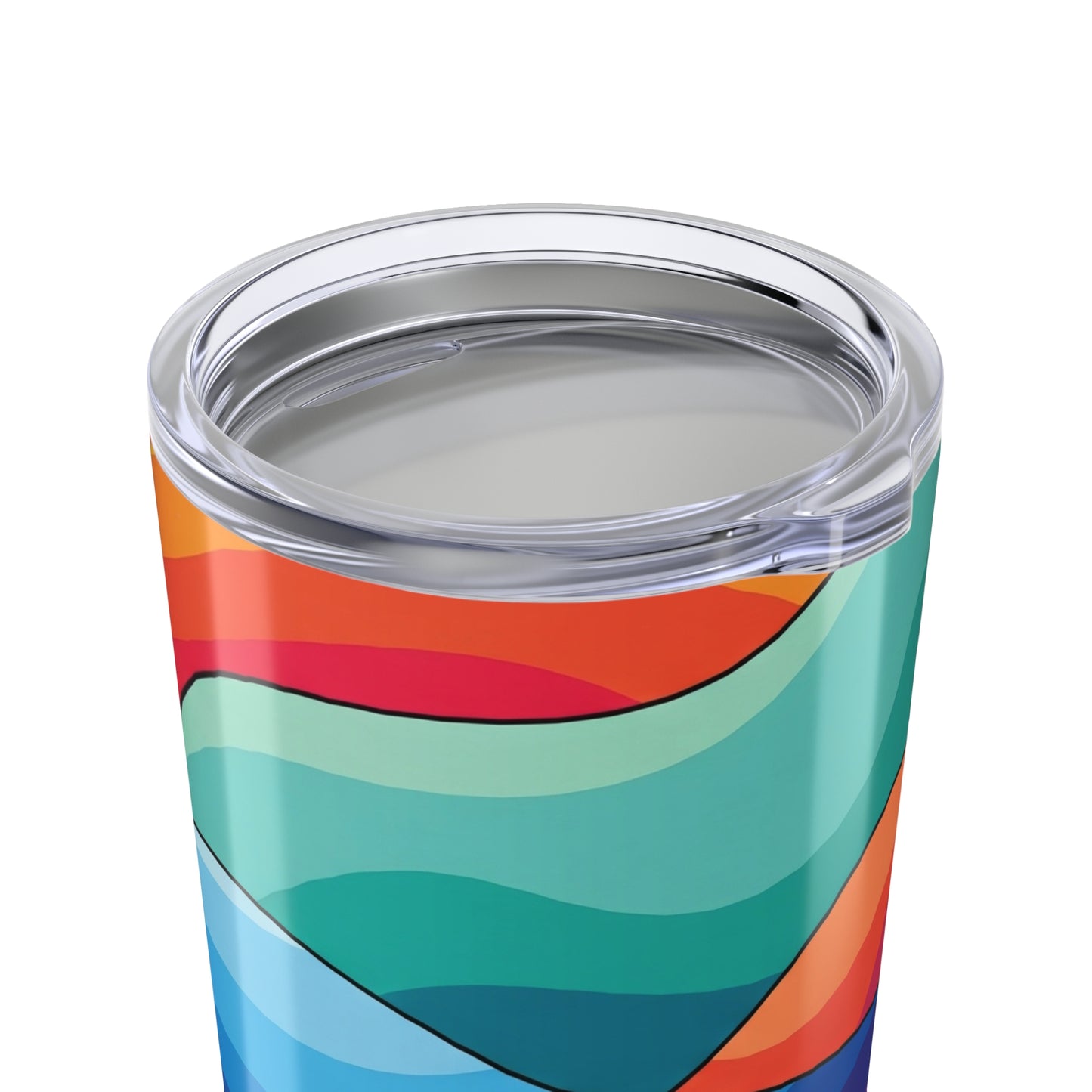 20Oz Stainless Steel Tumbler With Double Wall Vacuum Insulation Spill Resistant Thermal Print For Hot And Cold