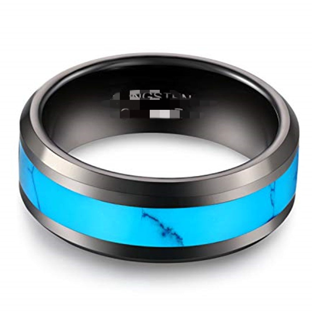 Stainless Steel Ring Black Color Size 5 6 7 8 9 10 11 12 13 14 15 16 17 Material Metal Ring Included Ring List