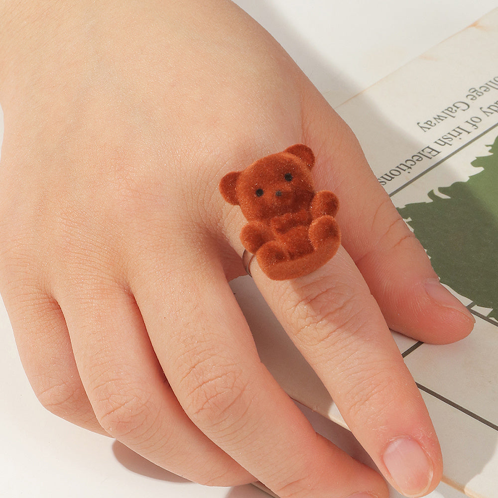 Womens Velvet Ring Fashion Jewelry Simple Metal Electroplated Ring Chicest Ring For Women Creative Ring Design