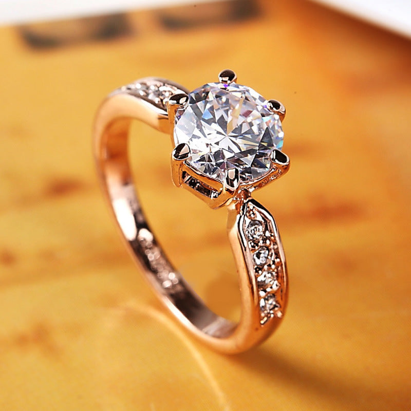 925 Sterling Silver Crystal Zircon Crown Ring For Women Sparkling Engagement Gift For Wedding Anniversary Idea