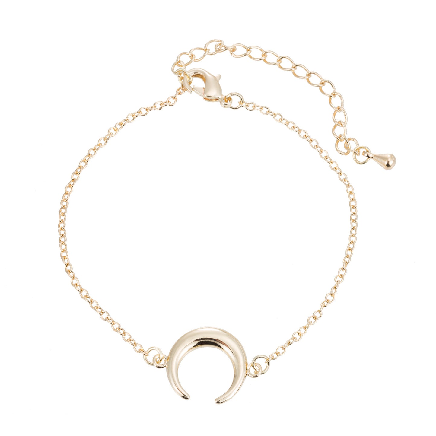 Unisex Copper Crescent Bracelet Minimalist Design Bangle Jewelry For Everyday Wear Lightweight Comfort Fit Daily