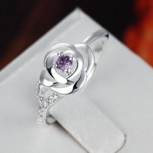 Zircon Sterling Silver Ring Star Design Gemstone Jewelry For Women Elegant Gift For Everyday Wear Subtle Shine