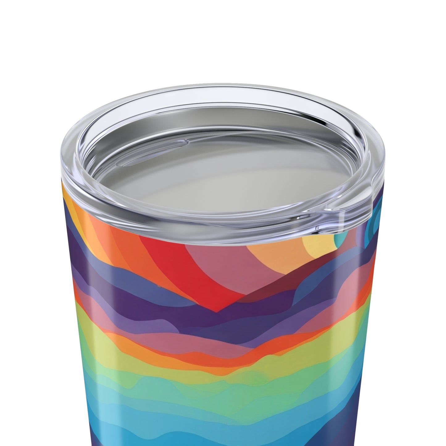20 Oz Stainless Steel Tumbler With Printed Design Double Wall Vacuum Insulation Spill Resistant Hot Cold Coffee Cup