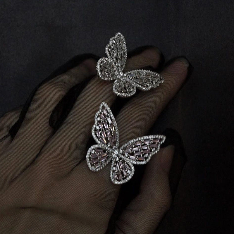 3D Butterfly Jewelry Hollow Design Gift Packaged For Women And Girls Anniversary Celebration Gift For Any Gift