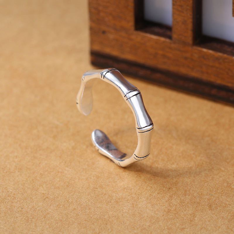 Adjustable Couple Rings S925 Sterling Silver Matching Promise Rings Sweetheart Relation Anniversary Gifts Plain