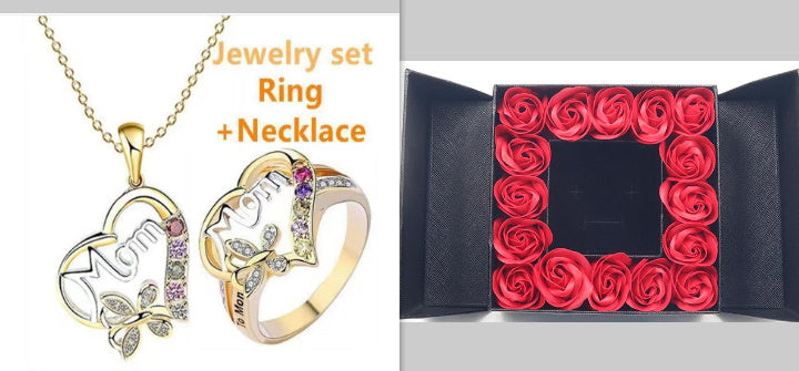 Gold Ring For Women With Rhinestone Butterfly And Heart Design Alloy Jewelry Gift For Mothers Day Elegant Look