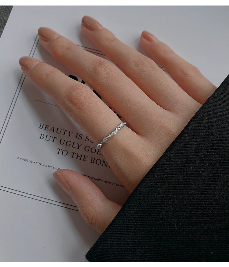 Womens Adjustable Geometric Copper Ring Electroplated Twist Ring Affordable Luxury Fashion Jewelry For Women Style