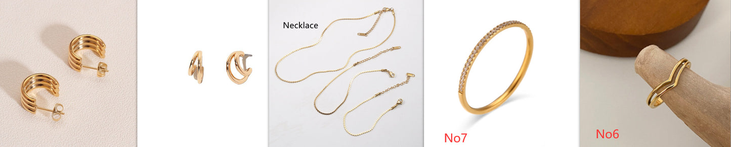 Womens Titanium Steel Double Layer Ring Geometric Design V Shaped Jewelry For Everyday Wear Fashion Essentials