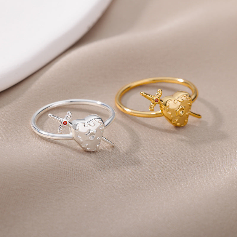 Womens Titanium Steel Fashion Ring Hypoallergenic Durable Everyday Jewelry Accessory For Daily Wear Gift Ideas Today