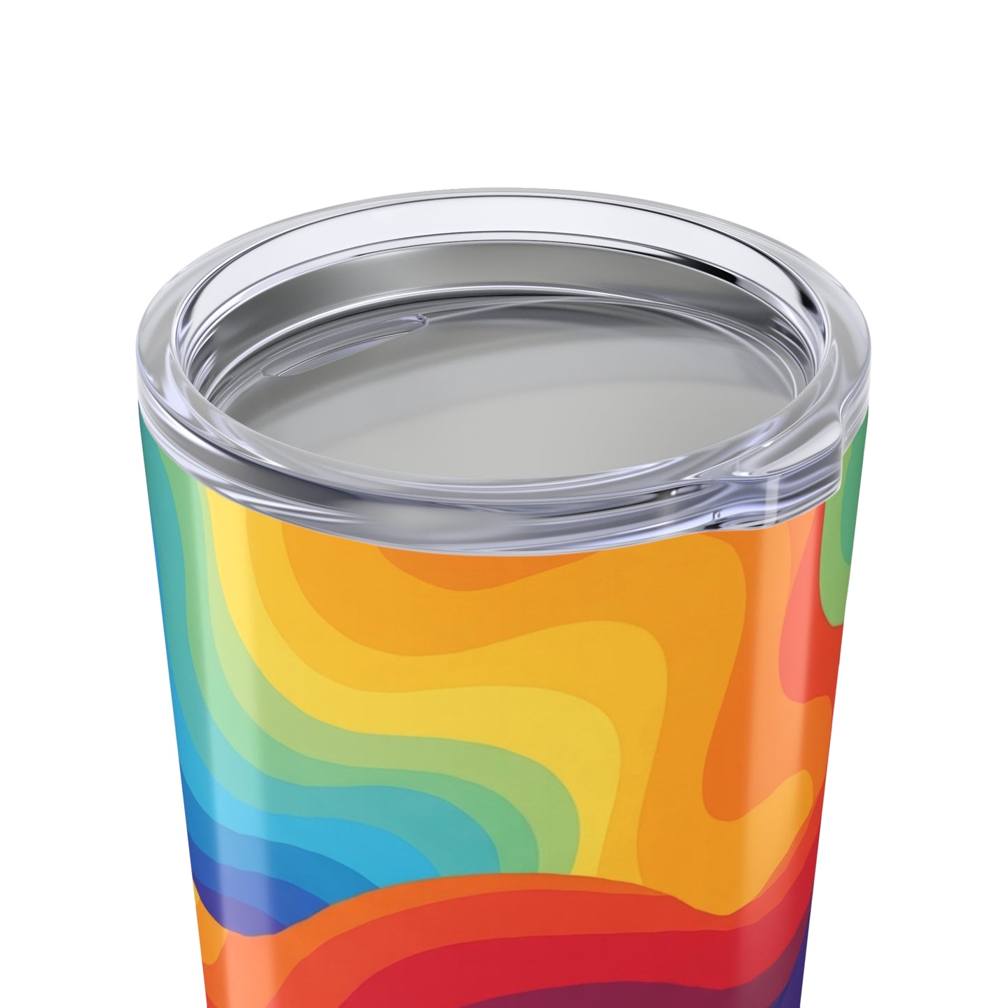 20 Ounce Steel Coffee Cup With Printed Pattern Double Wall Insulation Spill Resistant Leak Proof Travel Mug With