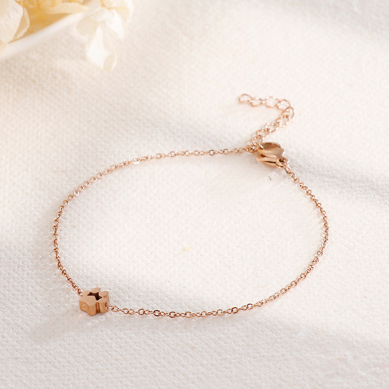 Cat Paw Print Bracelet for Women Animal Lover Jewelry Stainless Steel with Electroplated Finish Gift Ideas Soon