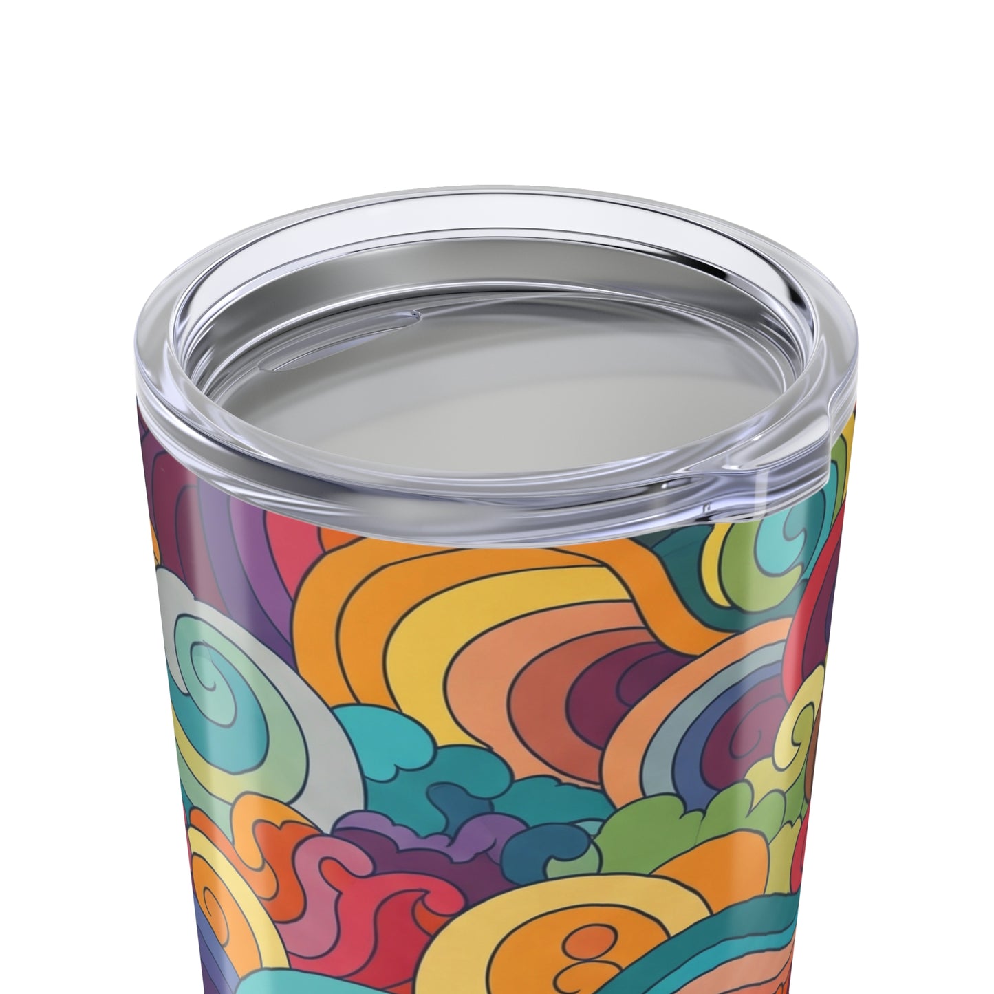 20oz Stainless Steel Printed Tumbler Double Wall Vacuum Insulated Spill Resistant Travel Mug For Hot Or Cold