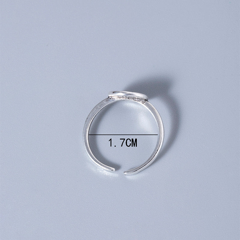 Vintage Compass Ring Adjustable Directional Statement Ring Zinc Alloy Silver Finish Round Unisex Jewelry Style