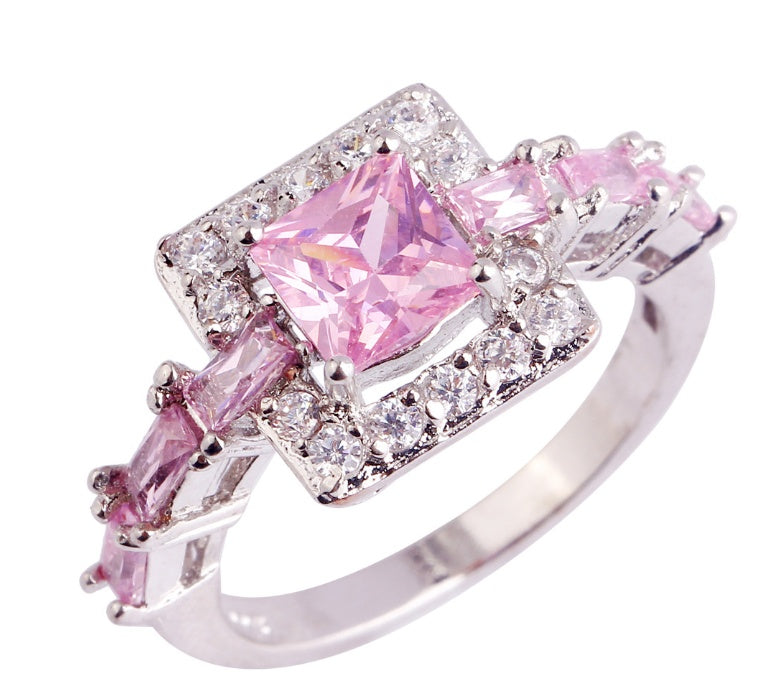 Copper Plated Platinum Ring For Gifts And Weddings Europe And America Style Occasion Accessory Ideal For Anniversaries