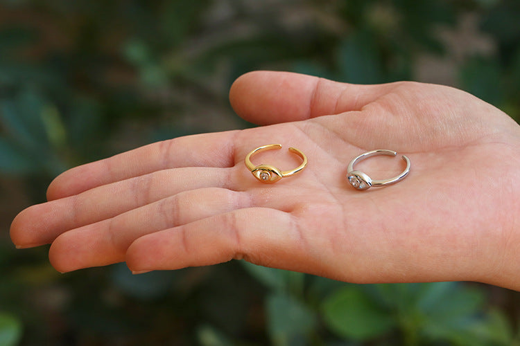 Copper Ring Geometric Electroplated Durable Fashion Jewelry For Women Everyday Wear Versatile Accessory Elegant Chic