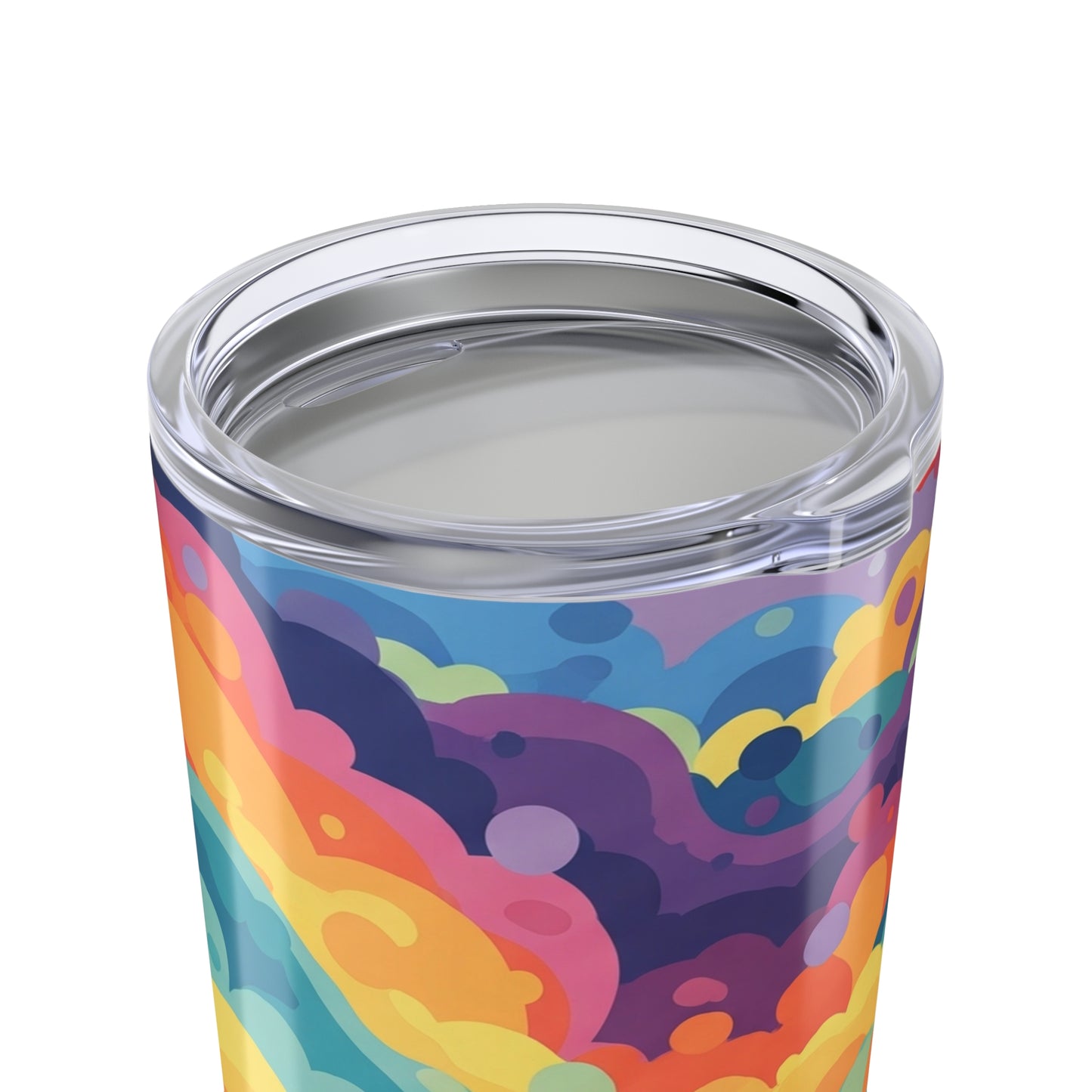20oz Stainless Steel Tumbler With Printed Graphics Double Wall Vacuum Insulated Spill Resistant Travel Mug BPA Free