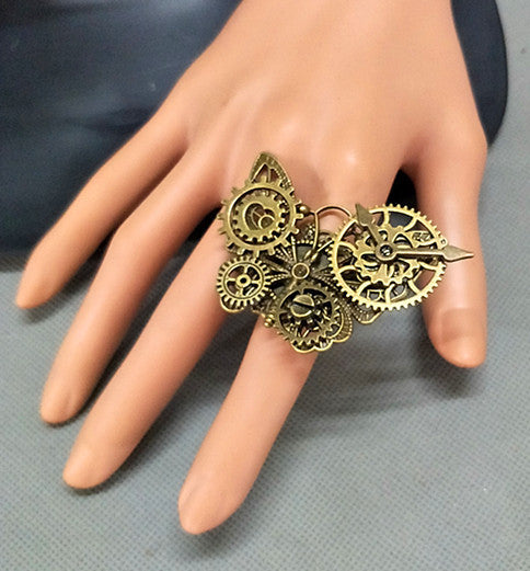 Butterfly Bow Ring Alloy Silver And Gold Plated Jewelry Accessory For Everyday Wear A Stylish Gift For Her Now