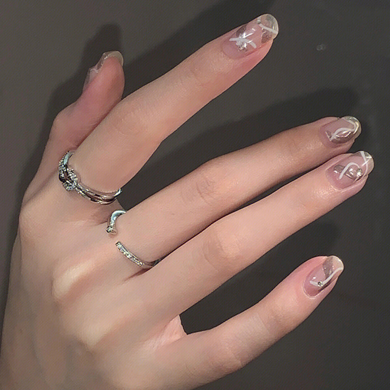 Bow Copper Ring For Women Adjustable Opening Electroplated Elegant Jewelry Accessory For Daily Wear Modern Look