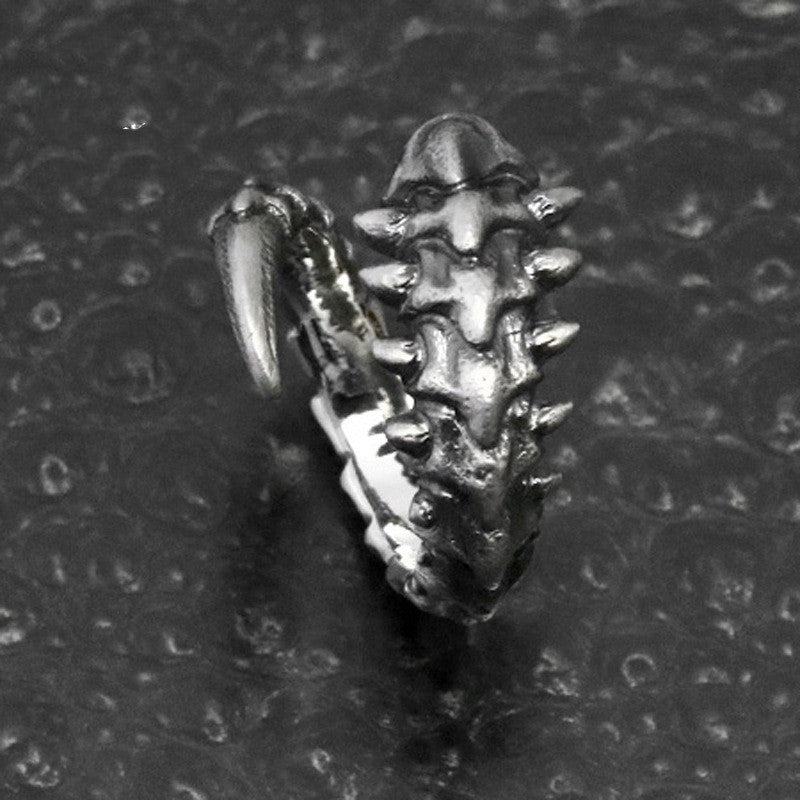 925 Silver Millipede Ring For Women Vintage Insect Design Jewelry Gift Fashion Ring Size 20x26x5mm 12g Great Gift Idea