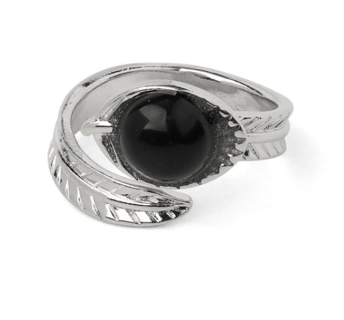 Adjustable Stone Ring Unisex Jewelry Geometric European American Style Travel Gift Travel Keepsake For All Soon