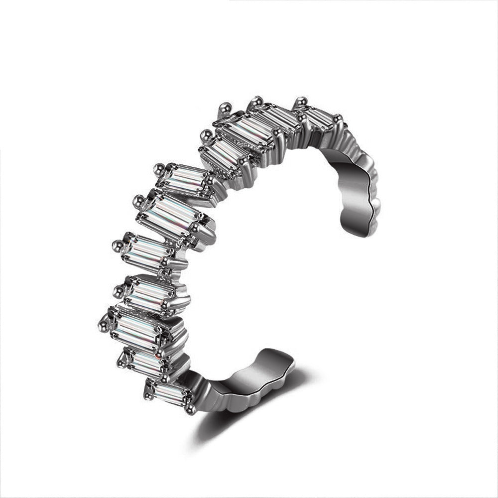 Copper Ring Adjustable Geometric Ring Light KC Gold White K Rose Gold Gun Black Adds Personality Touch X1 KC K