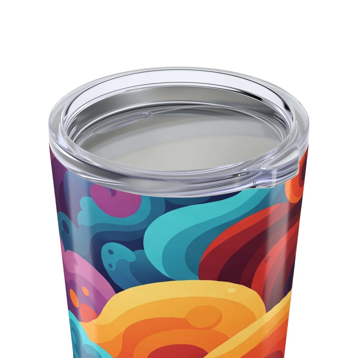 20 Ounce Stainless Steel Travel Mug With Vacuum Insulation And Pattern Spill Resistant And BPA Free For Hot Or Cold