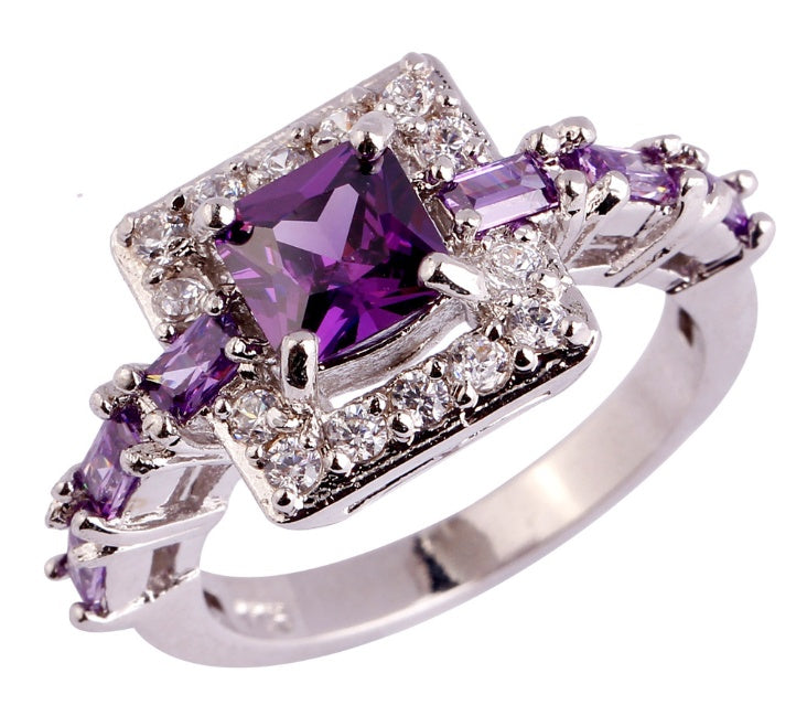 Copper Plated Platinum Ring For Gifts And Weddings Europe And America Style Occasion Accessory Ideal For Anniversaries