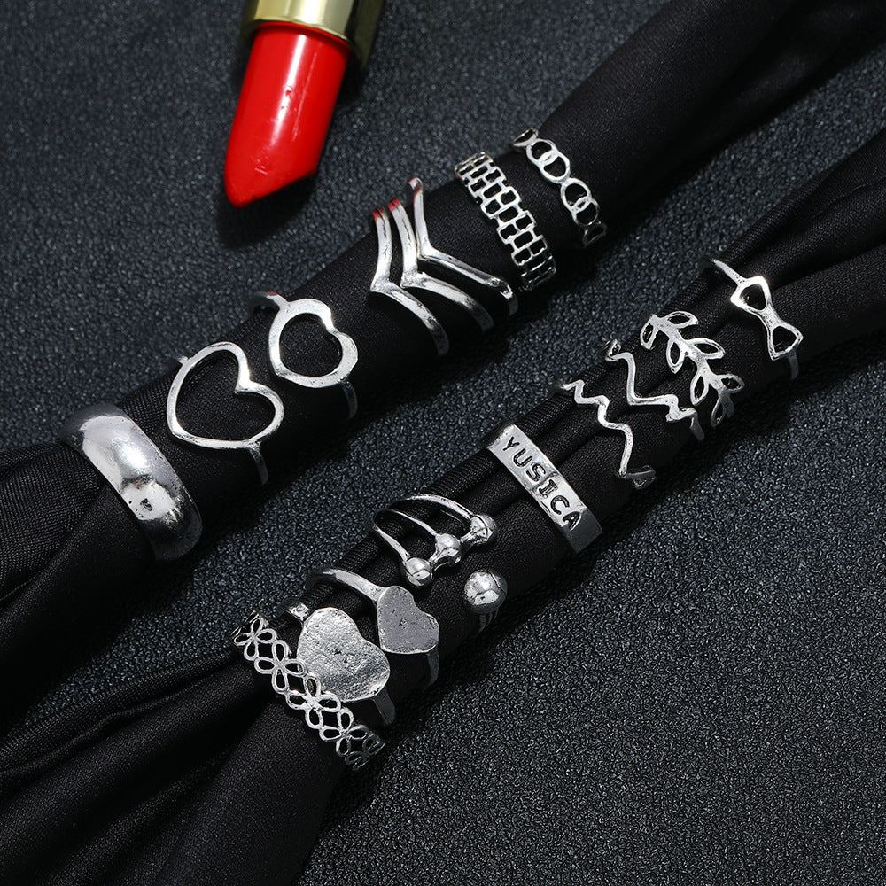 Womens Fashion Ring Plus Bracelet Sets Alloy Rings Stylish Accessory With Everyday Wear Plus Special Occasions