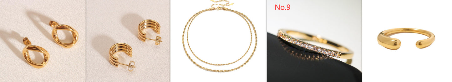 Women Geometric Copper Ring Inlaid Zircon Fashion Jewelry Individually Packed Birthday Gift Ring For Her Style