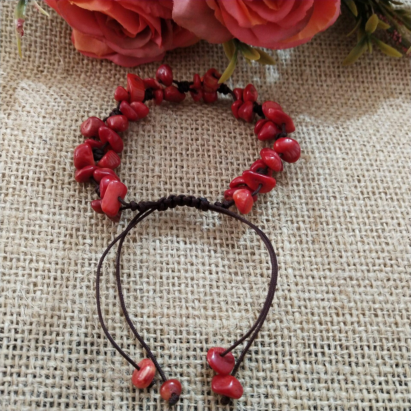 Natural Crystal Stone Bracelet Hand Woven Adjustable Lobster Clasp And Extender Chain Agate Aventurines Quartz Stone