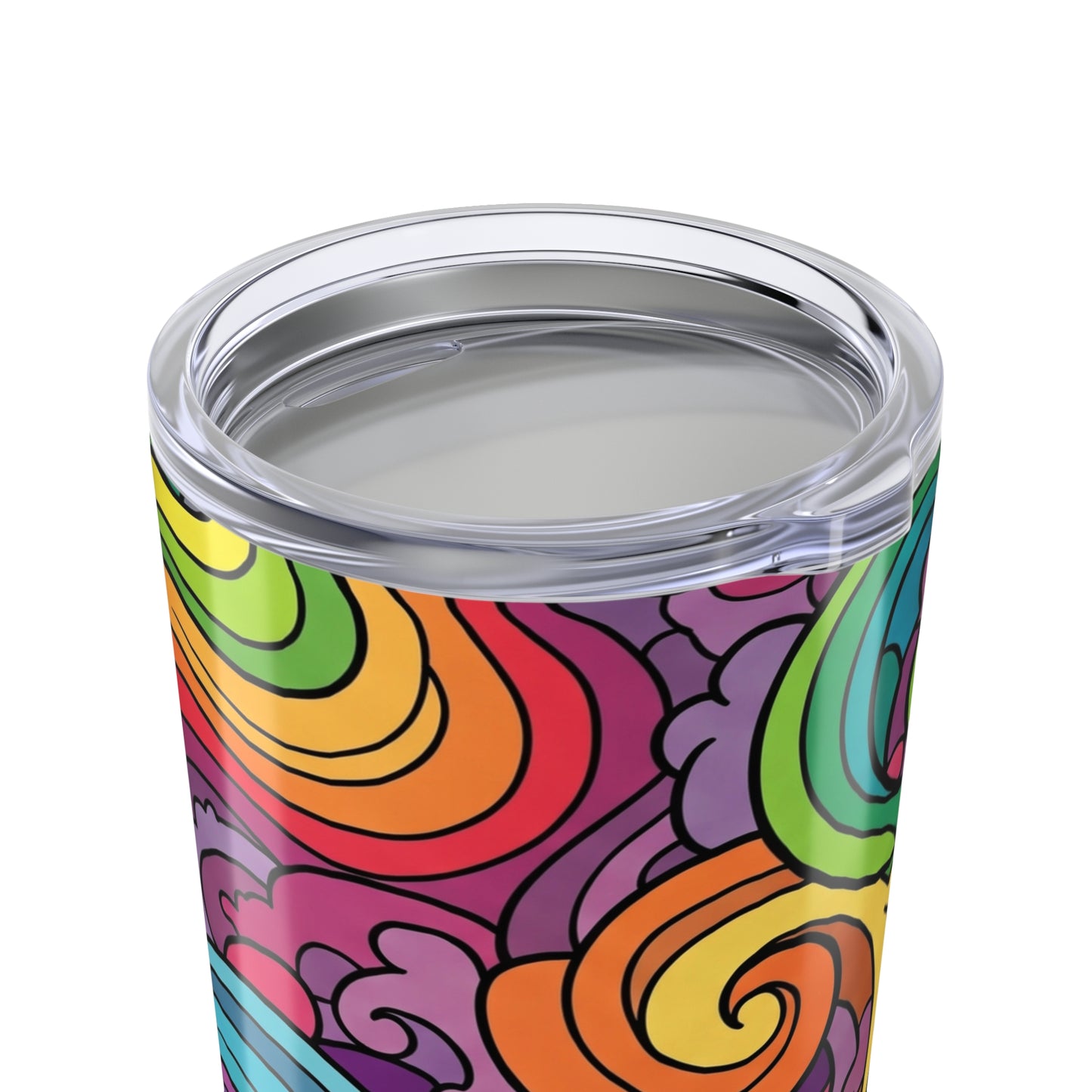 20oz Stainless Steel Tumbler With Vivid Printed Artwork Double Wall Vacuum Insulated Spill Resistant And