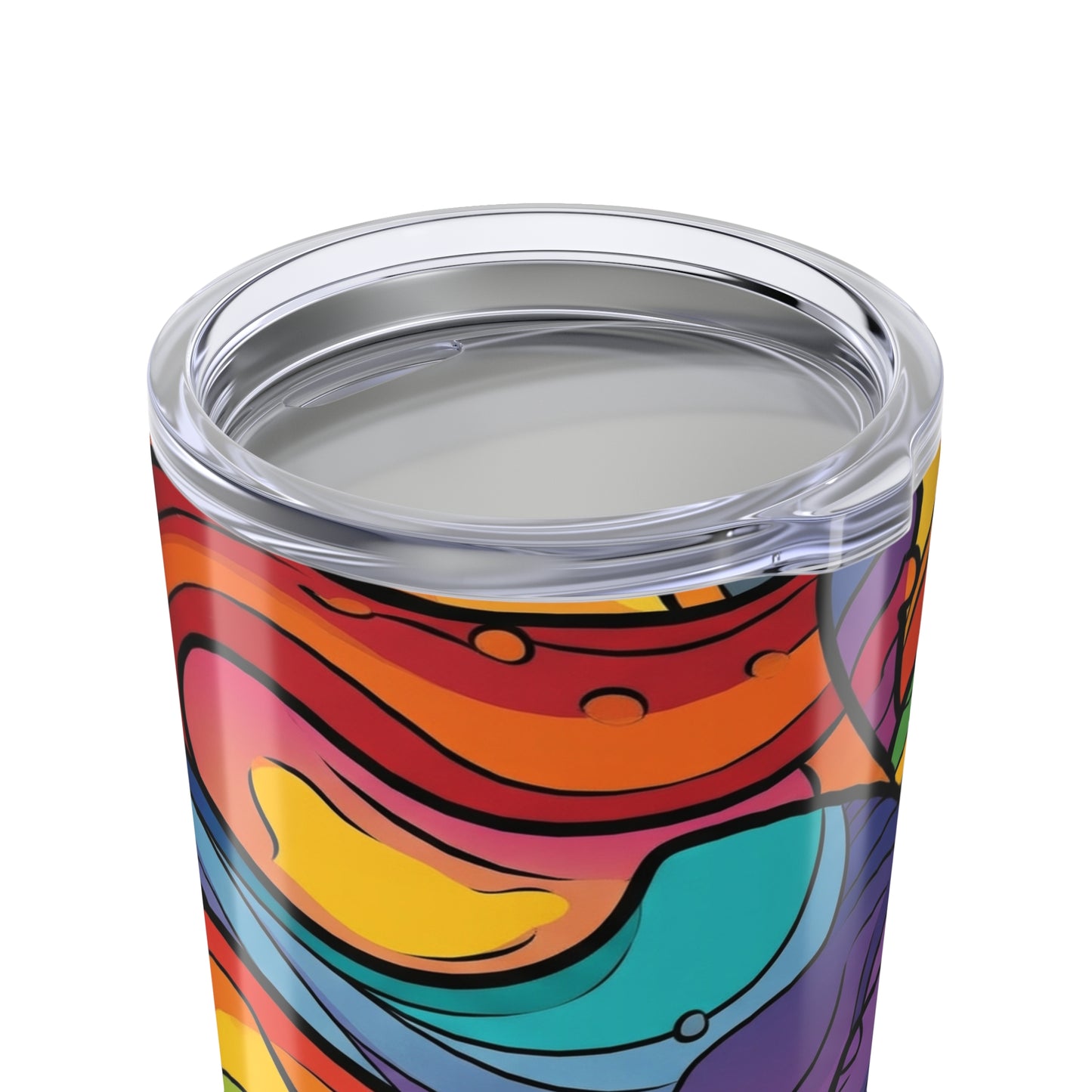 20oz Stainless Steel Travel Mug Pattern Double Wall Vacuum Insulated Spill Resistant Durable For Hot And Cold