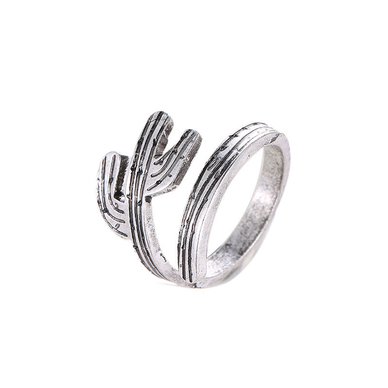 Womens Fairy Ring Exquisitely Plated Alloy Tree Ring Nature Inspired Jewelry Accessory Elegant Plated Ring For