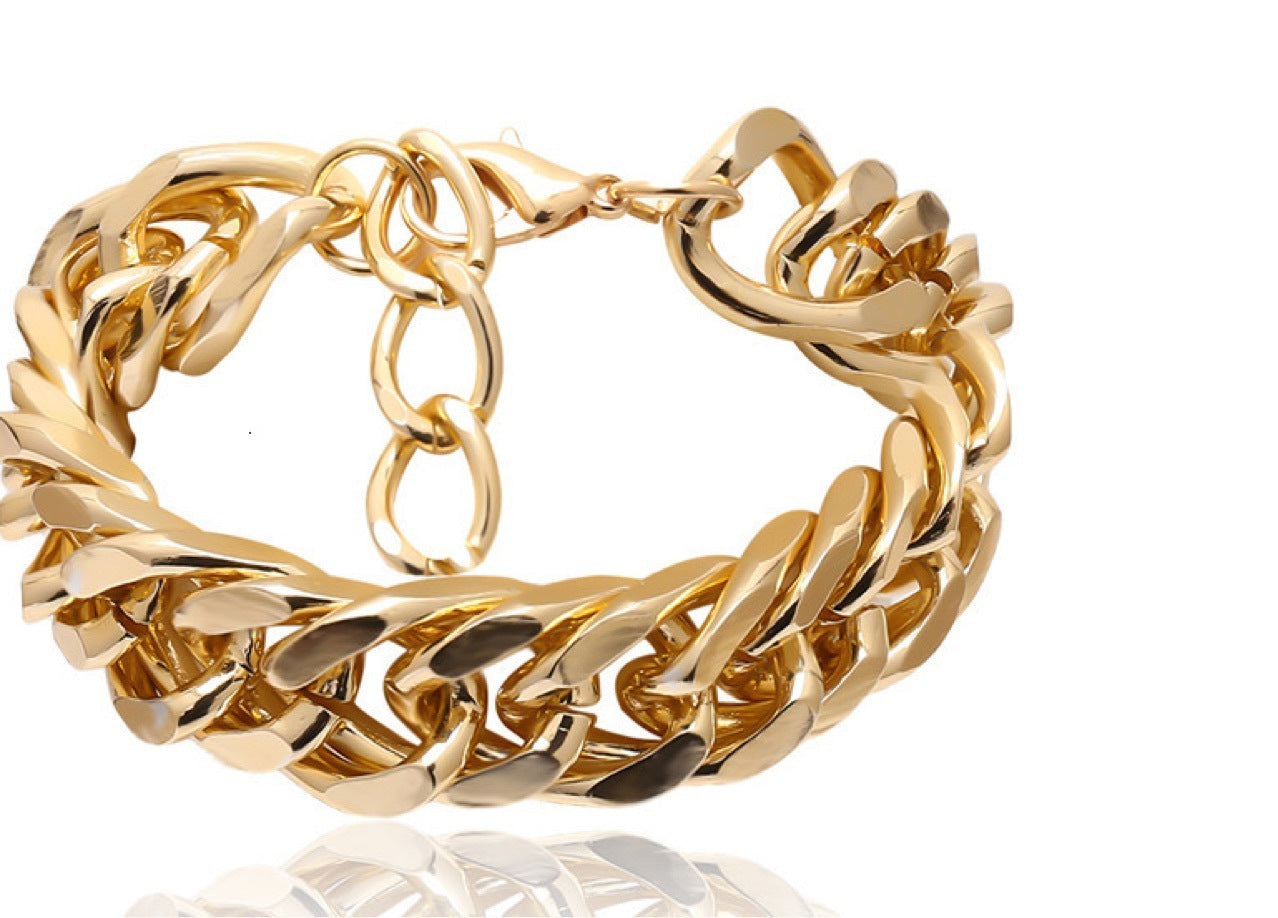 Unisex Alloy Bracelet Exotic Punk Design Adjustable Bangle Jewelry For Party Gift Wedding Life Every Day Style